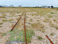 
The remains of line 3, Dungeness fish tramway, June 2013